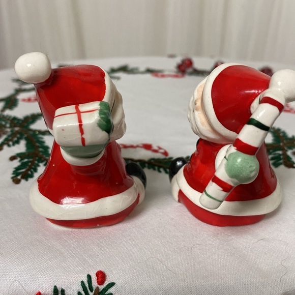 RARE! Vintage 1957’s NAPCO Japan Kitsch Santa’s candle climber  figurines! - Picture 6 of 16
